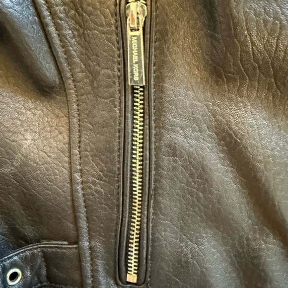 MICHAEL Michael Kors Leather Jacket Size Large - Picture 8 of 16